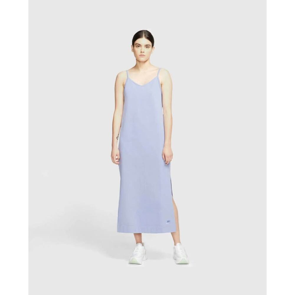 Nike Women’s Small Maxi Jersey Dress Purple Sportswear Athleisure